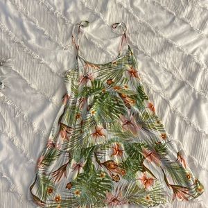 Roxy floral beach coverup dress